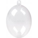 Plastové vejce 4,5 x 6 cm dvoudílné 1 ks – Sleviste.cz