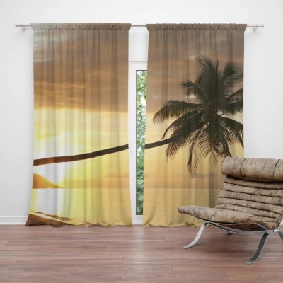 Sablio Závěs Palma: 2ks 140x250cm – Hledejceny.cz