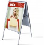 Jansen Display interiérové reklamní áčko 500 x 700 mm ostrý roh profil 25 mm – Zboží Živě