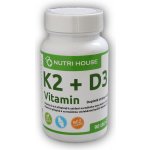 Nutri House Vitamin K2+D3 90 tablet – Hledejceny.cz