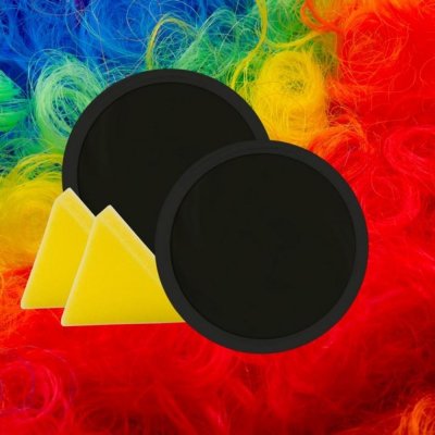 Guirca černý make up s houbou halloween 18 g – Zboží Dáma