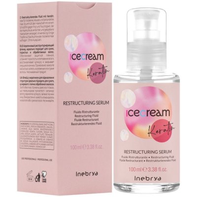 Inebrya Ice Cream Keratin Restructuring Serum 100 ml – Zboží Mobilmania