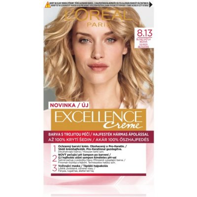L'Oréal Excellence Creme Triple Protection 8,13 Blond Light Beige – Zbozi.Blesk.cz