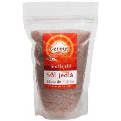 Cereus himalájská jedlá sůl růžová do mlýnku 560 g – Sleviste.cz