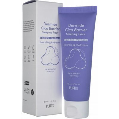 PURITO Hydratační noční maska Dermide Cica Barrier Night Mask 80 ml – Zboží Dáma