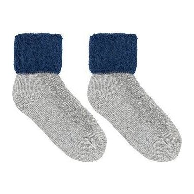 Vlnka Ovčí ponožky Merino froté modrá - EU 40-42