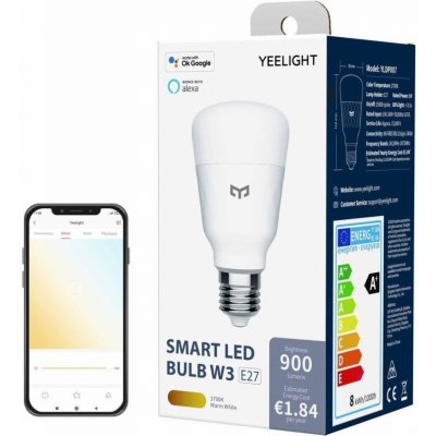 Yeelight Smart LED Bulb W3 inteligentní žárovka , stmívatelná, bíla – Zbozi.Blesk.cz
