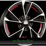 MAM RS6 7x16 5x112 ET40 black polished red inside – Zboží Mobilmania