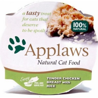 Applaws Cat kuřecí prsa s rýží 60 g – Zboží Mobilmania