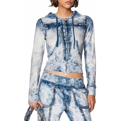 Diesel mikina F-BRIT SWEAT-SHIRT modrá