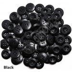 Knoflík 110/4w 15mm černý – Hledejceny.cz