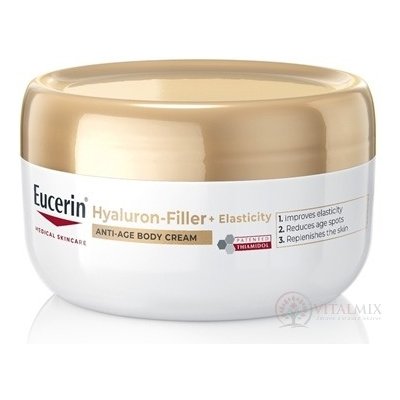 Eucerin HYALURON-FILLER+ELASTICITY Tělový krém anti-age 200 ml – Zboží Mobilmania