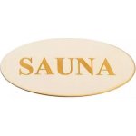 Tabulka s nápisem Sauna 20 cm – Zboží Dáma