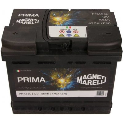 Magneti Marelli 12V 55Ah 470A 067260032002 – Zboží Mobilmania