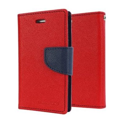 Pouzdro Mercury Fancy diářové Samsung A320 Galaxy A3 2017 / Navy červené