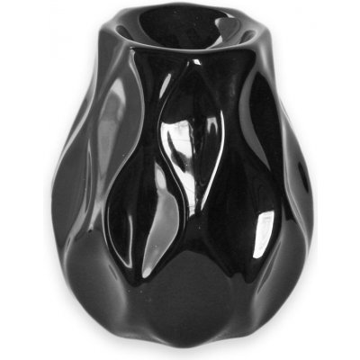 Zhangzhou aroma lampa porcelán 9 cm černá – Hledejceny.cz