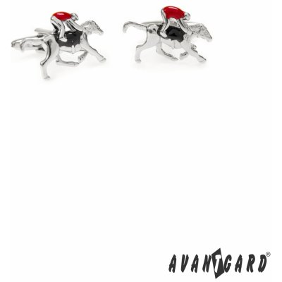 Avantgard manžetové knoflíčky Lux stříbrná žokej 580-41004 – Zboží Mobilmania