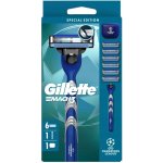 Gillette Mach3 + 6 ks hlavic + pouzdro UEFA Champions League – Zbozi.Blesk.cz