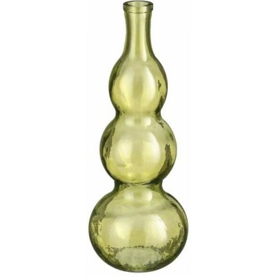 Váza Benito z recyklovaného skla, levá, zelená - v45 p17 cm – Hledejceny.cz