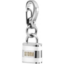 Storm Přívěsek Enamel Lock Charm White 9980325-S-W