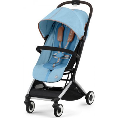 Cybex Orfeo Sport 2023 Stříbrný Rám Beach Blue + Madlo