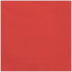 PartyDeco Ubrousky papírové tmavě červené 33x33cm 20ks – Zboží Dáma