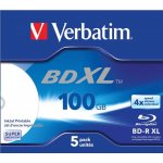 Verbatim BD-R XL 100GB 4x, jewel, 1ks (43789) – Zboží Živě