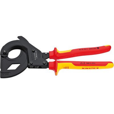 KNIPEX - kleště na kabely SWA - 315mm, na kabely armované ocelovými dráty, do Ø 45mm/380mm², izolované 1000V VDE (9536315A) – Zboží Mobilmania