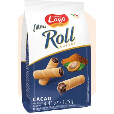 Gastone Lago Mini trubičky s kakaem 125 g – Zboží Dáma