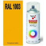 Schuller Eh´Klar Sprej žlutý lesklý 400ml, odstín RAL 1003 barva signální žlutá lesklá, PRISMA COLOR 91039