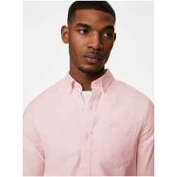Marks & Spencer Oxford pánská košile růžová