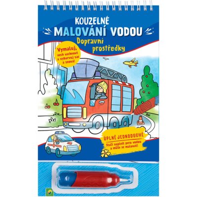 Lidl Kouzelné malování vodou dopravní prostředky – Zboží Dáma