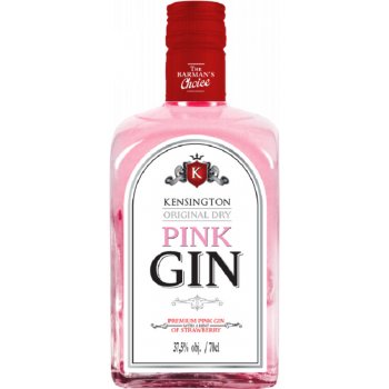 Kensington Dry Pink Gin 37,5% 0,7 l (holá láhev)