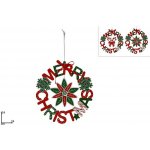 PROHOME - Dekorace Merry Christmas 24cm různé druhy – Hledejceny.cz
