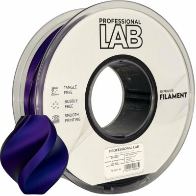 Prof. Lab Silk PLA Tri Color modrá fialová černá 1.75mm 1kg – Zboží Živě