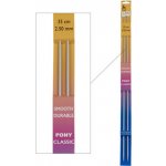 Storex Pletací jehlice PONY, hliníkové, rovné, 2 kusy, délka 35cm, velikost 2,5mm – Sleviste.cz
