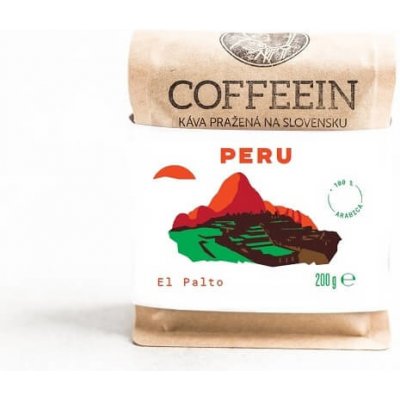 Coffeein Peru el Palto zrnková 0,2 kg – Hledejceny.cz