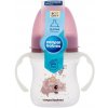 Láhev a nápitka Canpol Babies EasyStart lahvička Antikoliková 35/237_pin Sleepy Koala růžová 240ml