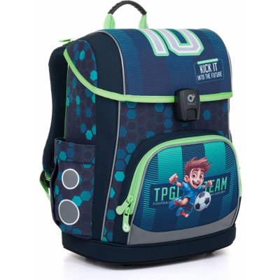 Topgal batoh AIRA 25011 B zelená modrá – Sleviste.cz