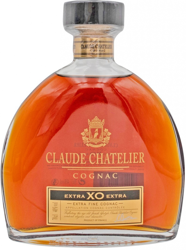 Claude Chatelier XO Cognac 40% 0,7 l (karton) od 1 409 Kč