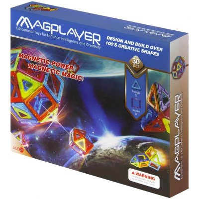 Magplayer magnetická stavebnice 30 ks – Zbozi.Blesk.cz