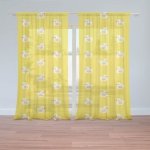 Sablio Záclony Bílé kachničky: 2ks 150x250cm – Hledejceny.cz