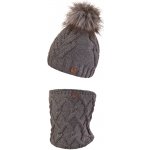 Baridi Wear Set pletená čepice s BAMBULÍ a nákrčník Outlast tm.šedá – Zboží Mobilmania