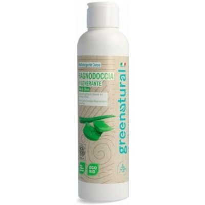 Greenatural Regenerační sprchový gel aloe vera a oliva BIO 250 ml – Zboží Mobilmania