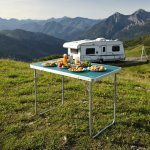 Kempingový stůl NILS Camp NC3401 80x60x70 cm, modrý – Hledejceny.cz