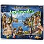 Schipper Malování podle čísel Romantické jezero Lago Romantico Triptych – Hledejceny.cz