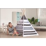 John Teepee bílá / růžová / tyrkysová / přírodní – Zboží Dáma