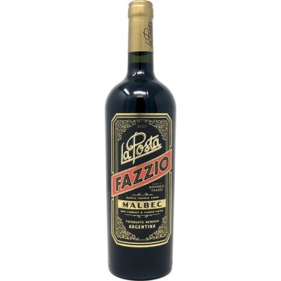 La Posta Fazzio Malbec 2023 Červené 13,5% 0,75 l (holá láhev) – Hledejceny.cz