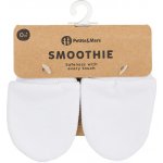 Petite & Mars Rukavičky kojenecké Smoothie Infinity White – Zboží Dáma