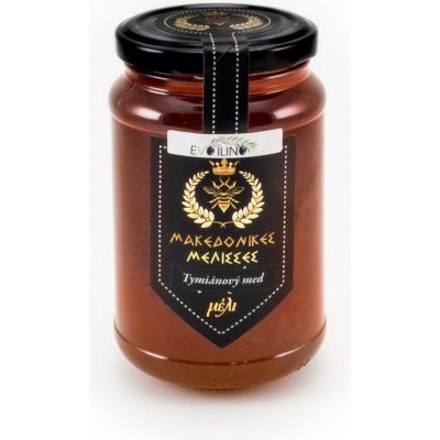 Makedonikes Melisses tymiánový med z ostrova Kea 470g – Sleviste.cz